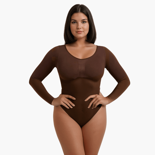 Vordela¨1+1 Gratis Snatching Shapewear Longsleeve Bodysuit – Comfort & Shaping