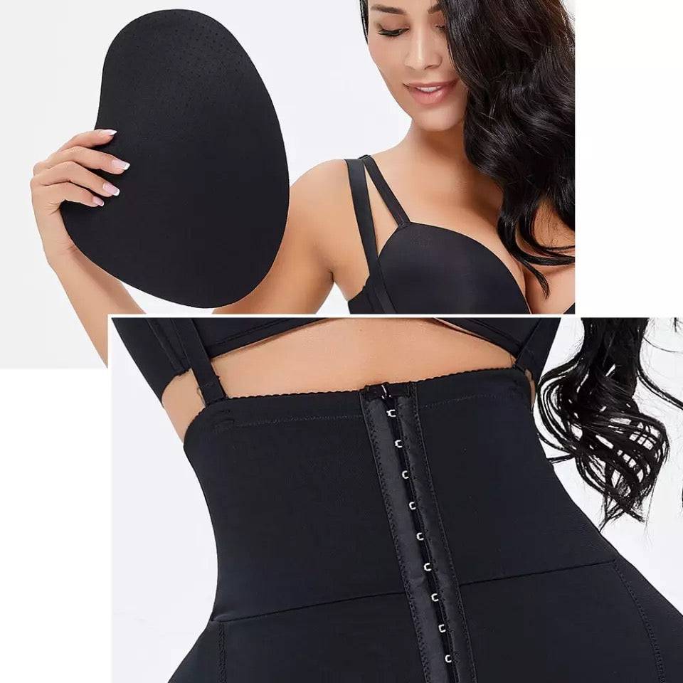 Vordela¨Corrigerende Shapewear Bodysuit met Haakjes - Billenlift & Taillecontrole