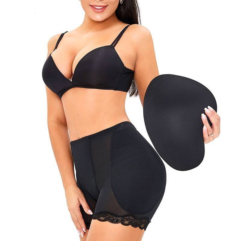 Vordela¨Naadloze Heup en Bil Push-Up Shapewear Shorts – Verwijderbare Pads