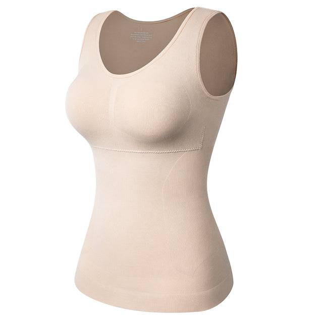 Vordela¨Naadloze Corrigerende Tanktop Shapewear – Tummy Control & Lift