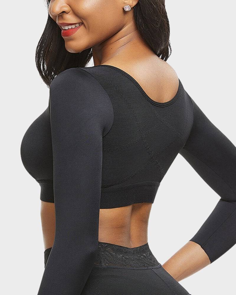 Vordela¨Shapewear Tanktop met Frontsluiting en Compressie Bh – Comfort en Ondersteuning