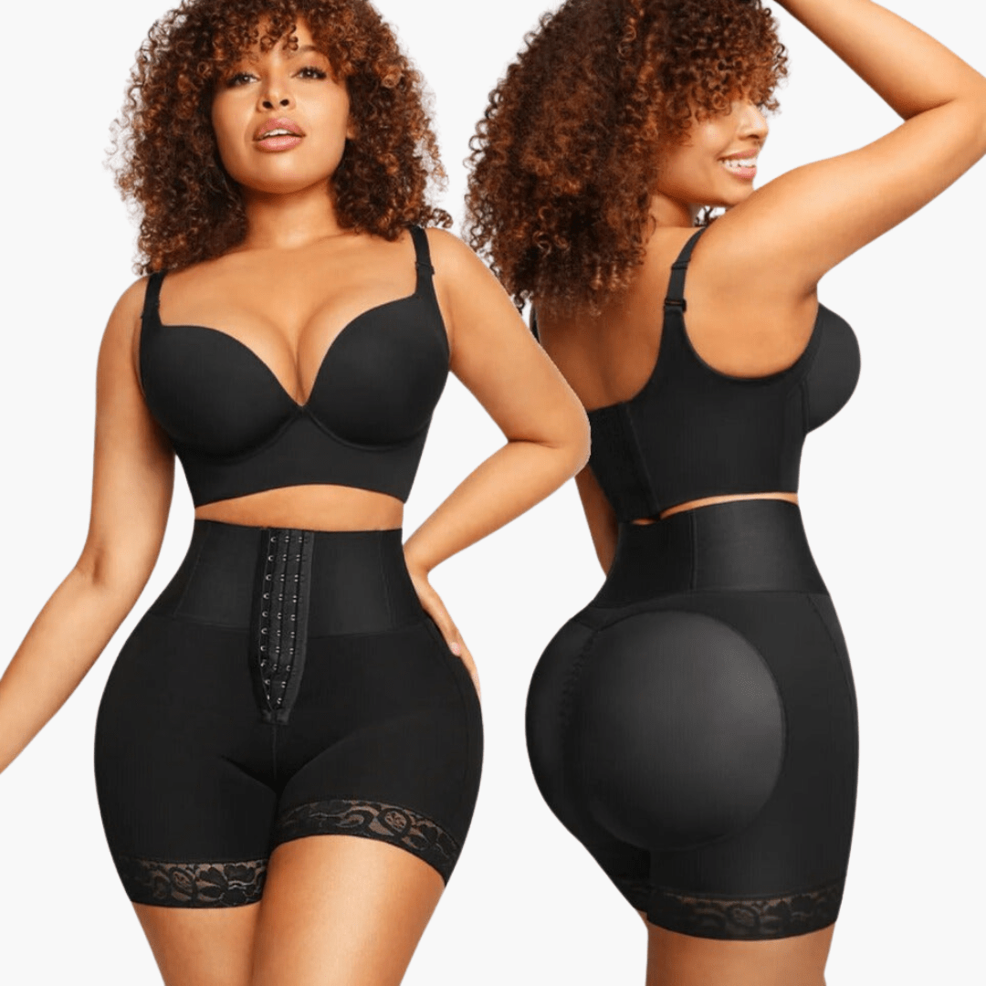 Vordela¨Hoog Getailleerde Bodyshaper Short – Verstelbare Compressie