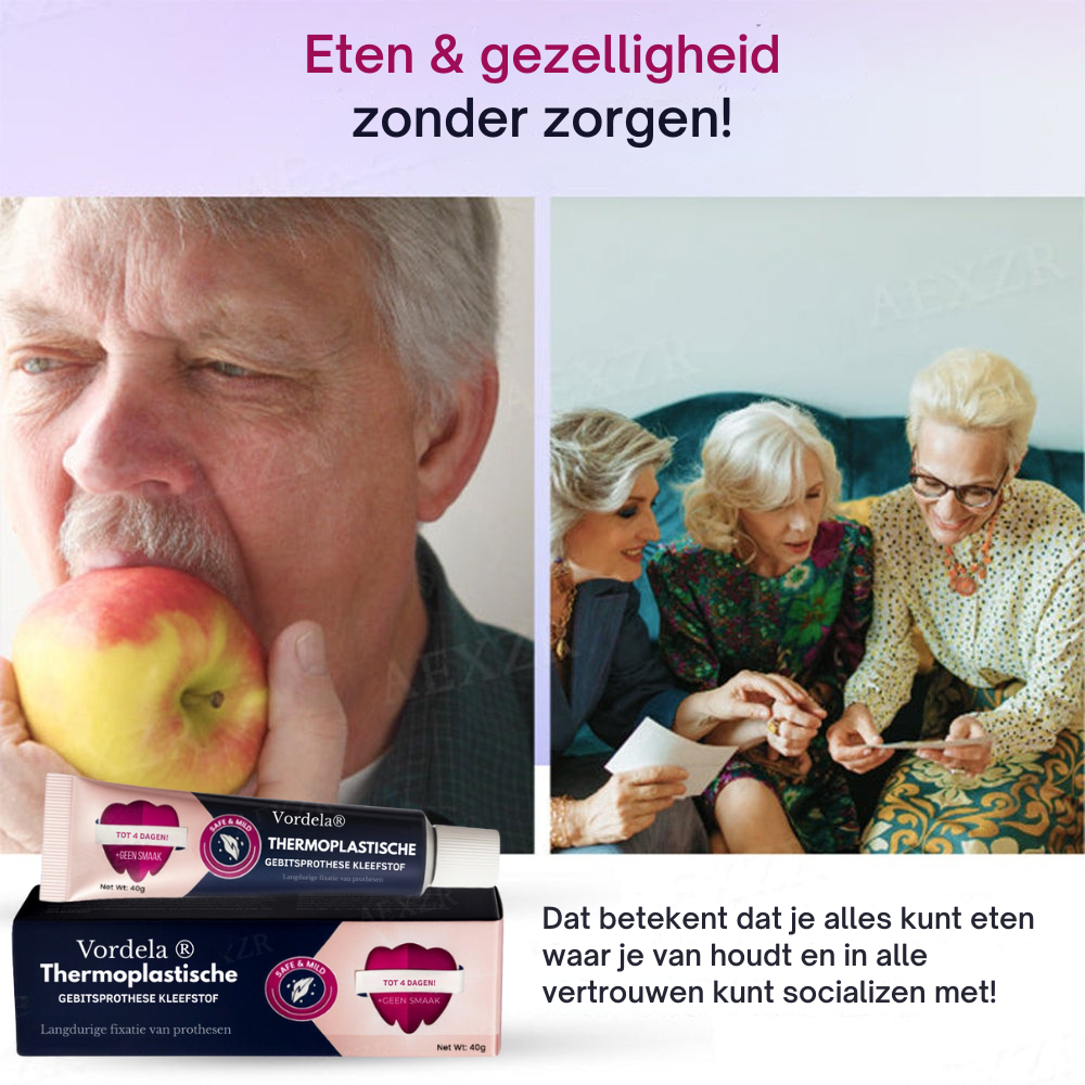 Vordela® Thermoplastische kleefstof voor kunstgebitten