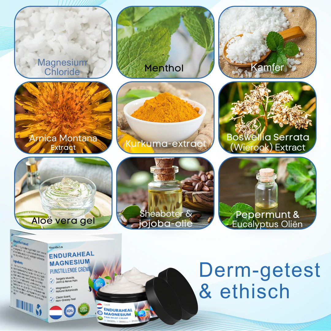 Vordela® EnduraHeal Magnesium Pain Relief Cream