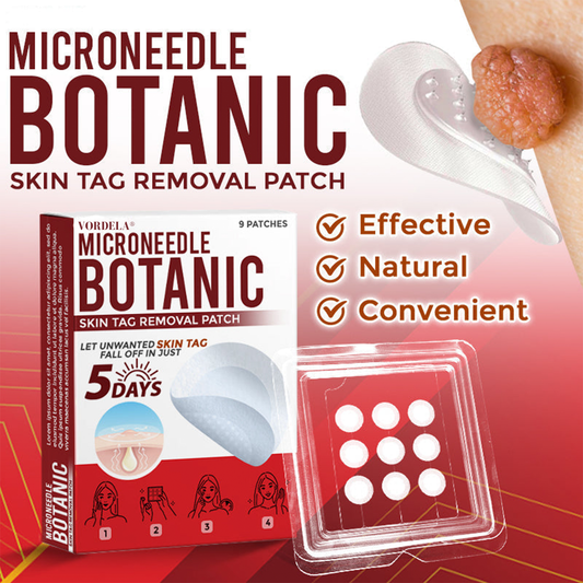 Vordela® MicroNeedle Botanic Skin Tag Removal Patch