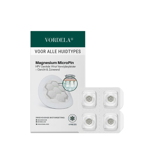 Vordela® Magnesium MicroPin HPV Genitale Wrat Verwijdering Patch