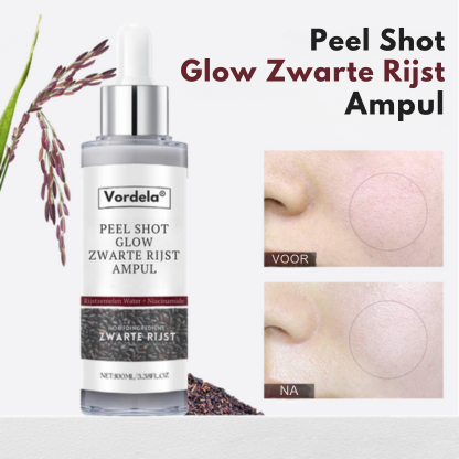 Vordela® Peel Shot Glow Zwarte Rijst Ampul