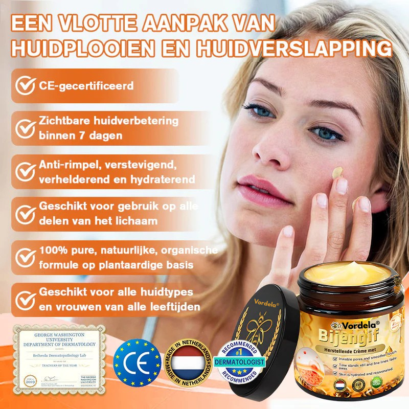 Gemaakt✨ en verzonden vanuit Nederland|✅ Officiële winkel Vordela® Herstellende Crème met  Bijengif 🔥