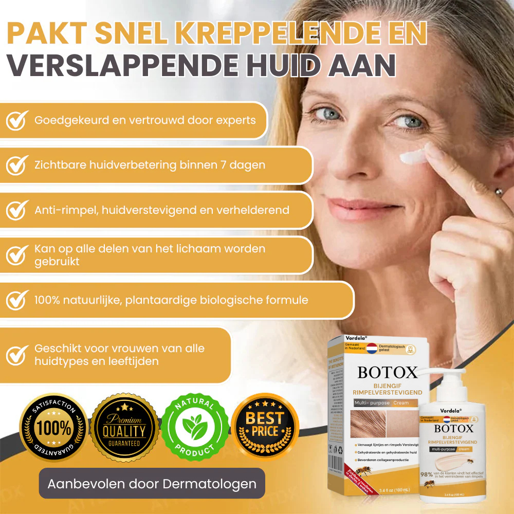 Vordela™ | Botox Rimpelverstevigende Crème