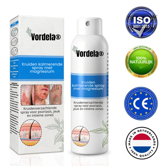 ✅Vordela® Magnesium kruidenspray ⚕️ MHRA-certificering