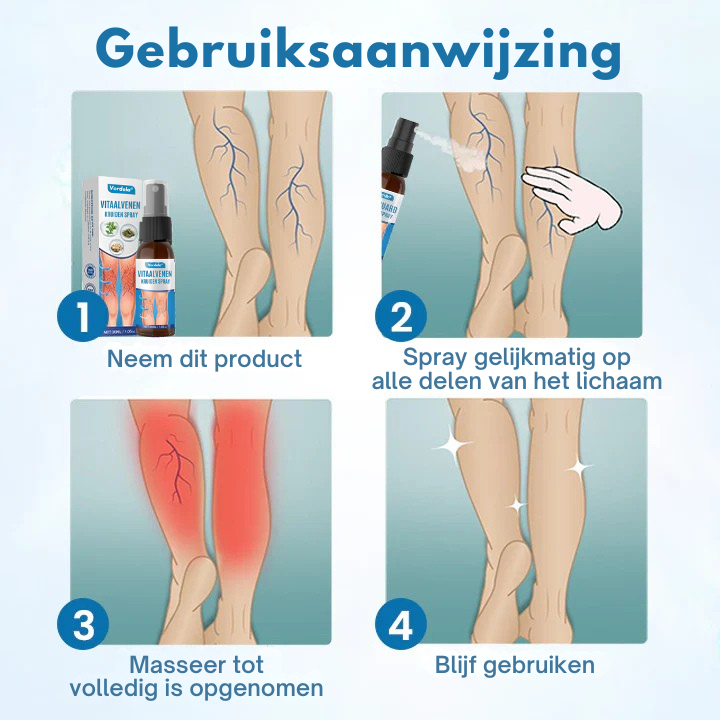 Vordela® VitaalVenen Kruiden Spray 🔥